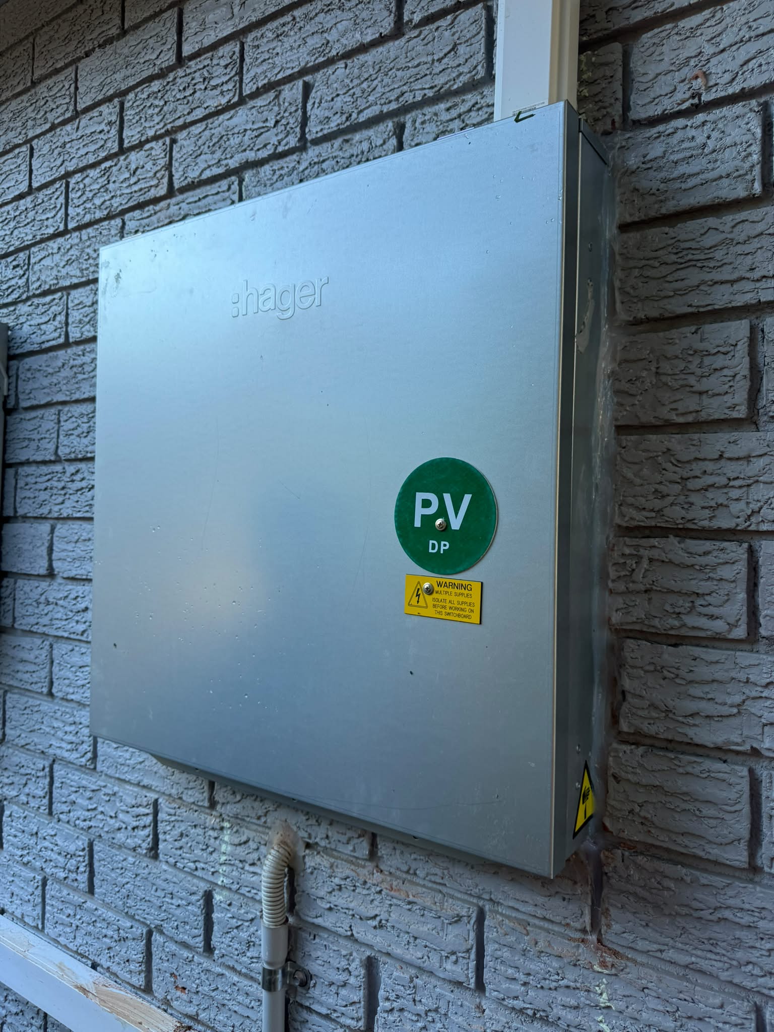 Hager PV Switchboard